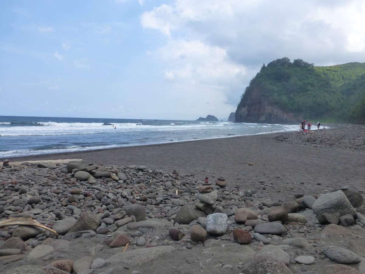 Pololu beach, The Big Island, Hawaii