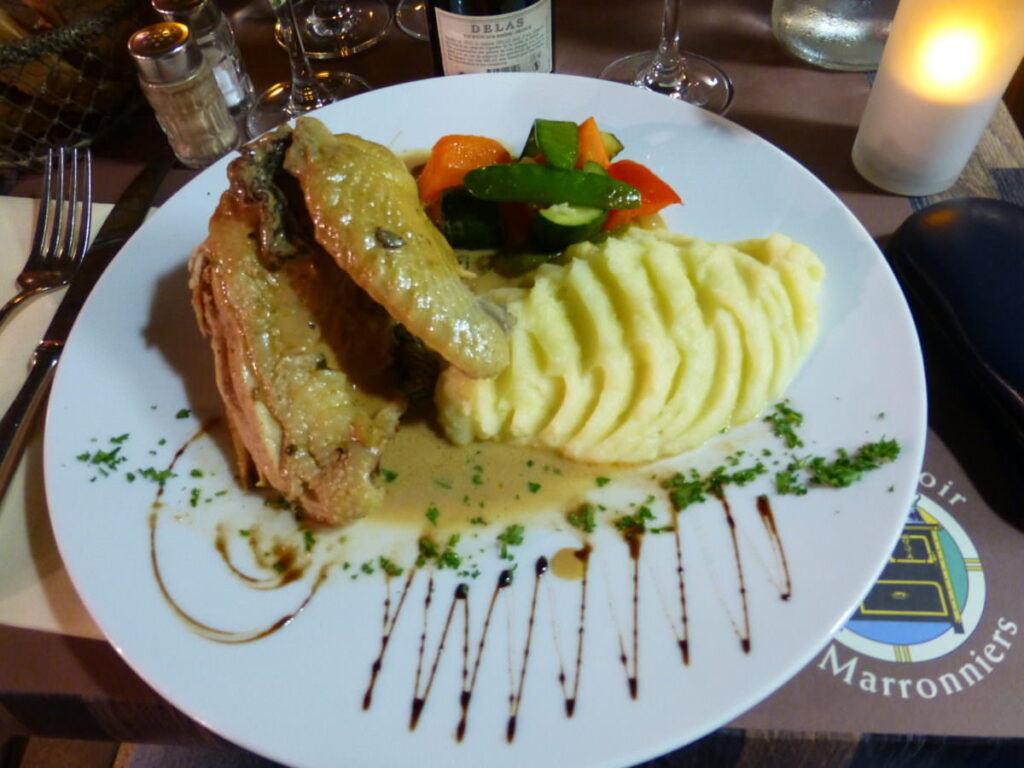 Pretty mashed potatoes, Le Comptoir des Marronniers, Lyon, France